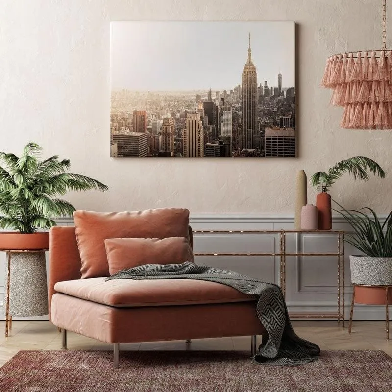 Manhattan Horizon Wall Painting - Gallery Wrap media 3