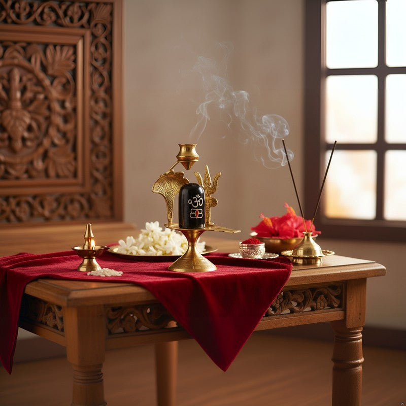 Mahadev Blessings Brass Idol