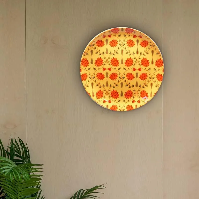 Day Bloom Decorative Plate - Yellow media 1