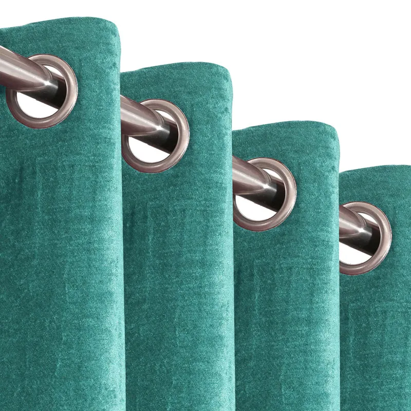 Saral Home Auriels Blackout Curtain - Teal media 4