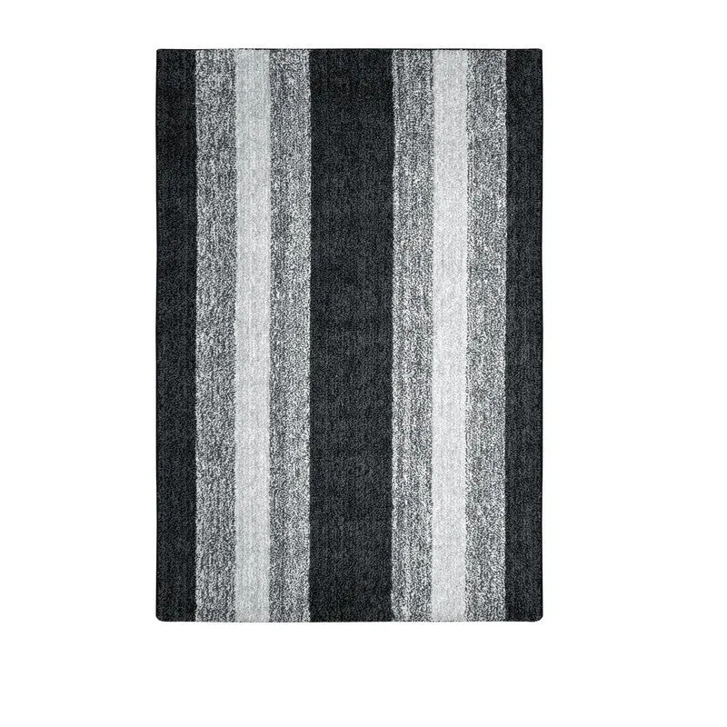 Line Tuft Anti Slip Carpet - Black media 1