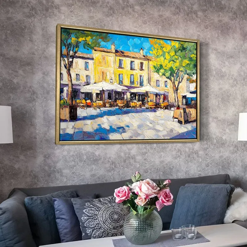 Treescape Canvas Wall Painting With Frame media 6