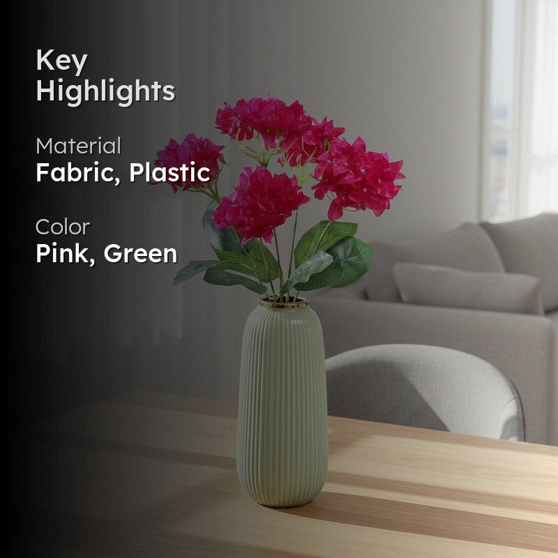 Bougainvillea Artificial Flowers - Pink media 2