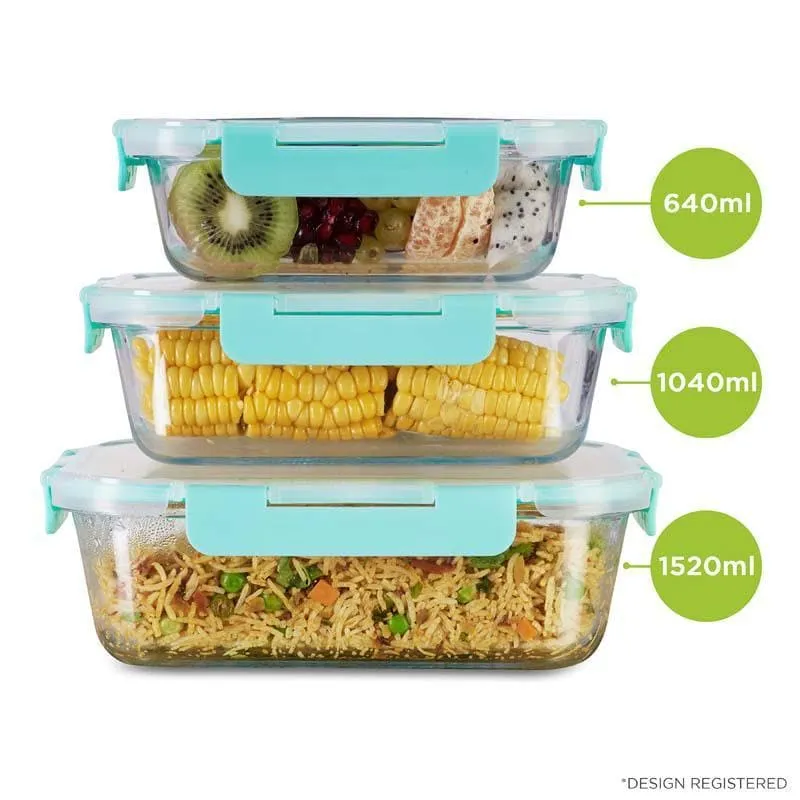 Bauble Glass Container (640,1040 & 1520 ML) - Set Of Three media 4