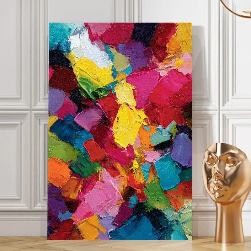 Vivid Chaos Abstract Canvas Wall Art media 8