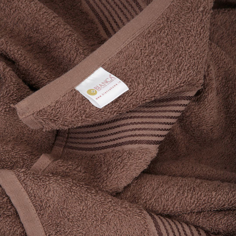 Nuage Cotton Towel Set (Brown ) - Set Of Three media 6