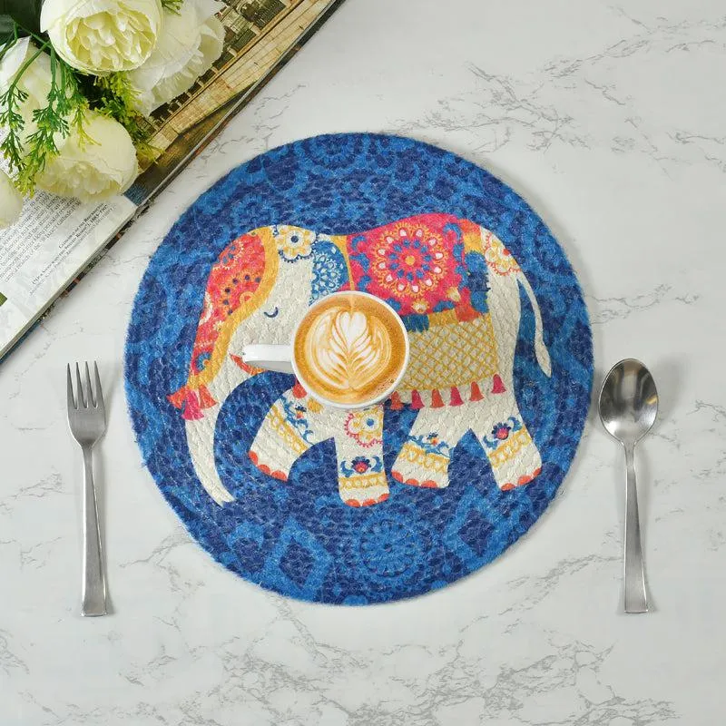 Regal Chrome Round Placemat - Set Of Six media 1