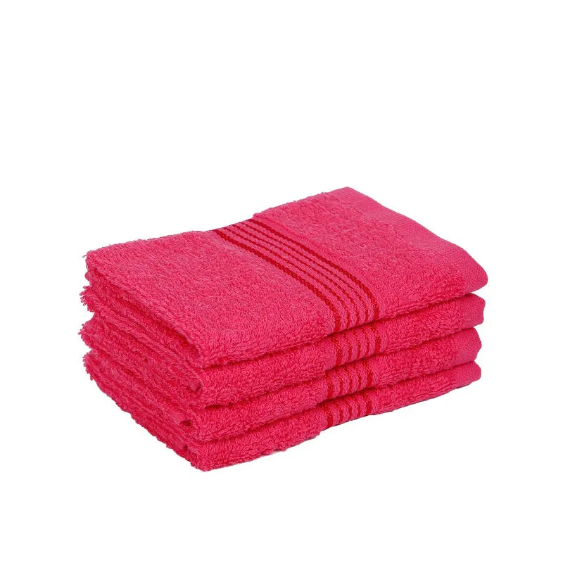 Junia Face Towel (Pink) - Set Of Four media 3