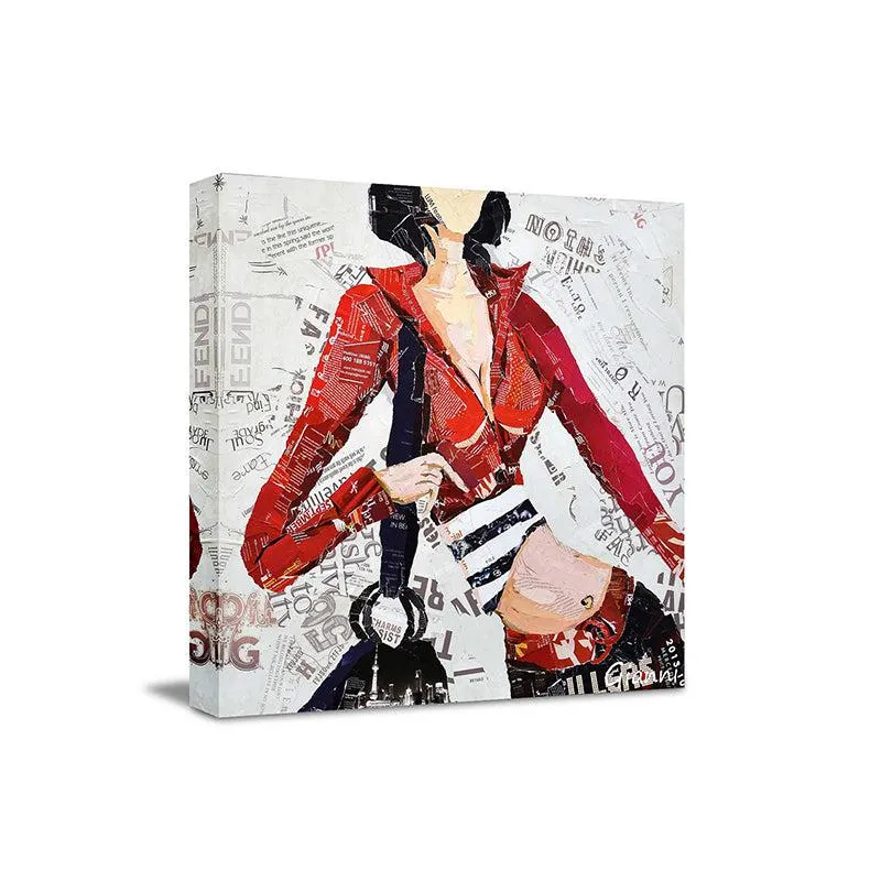 Fashion Street Canvas Wall Painting media 5