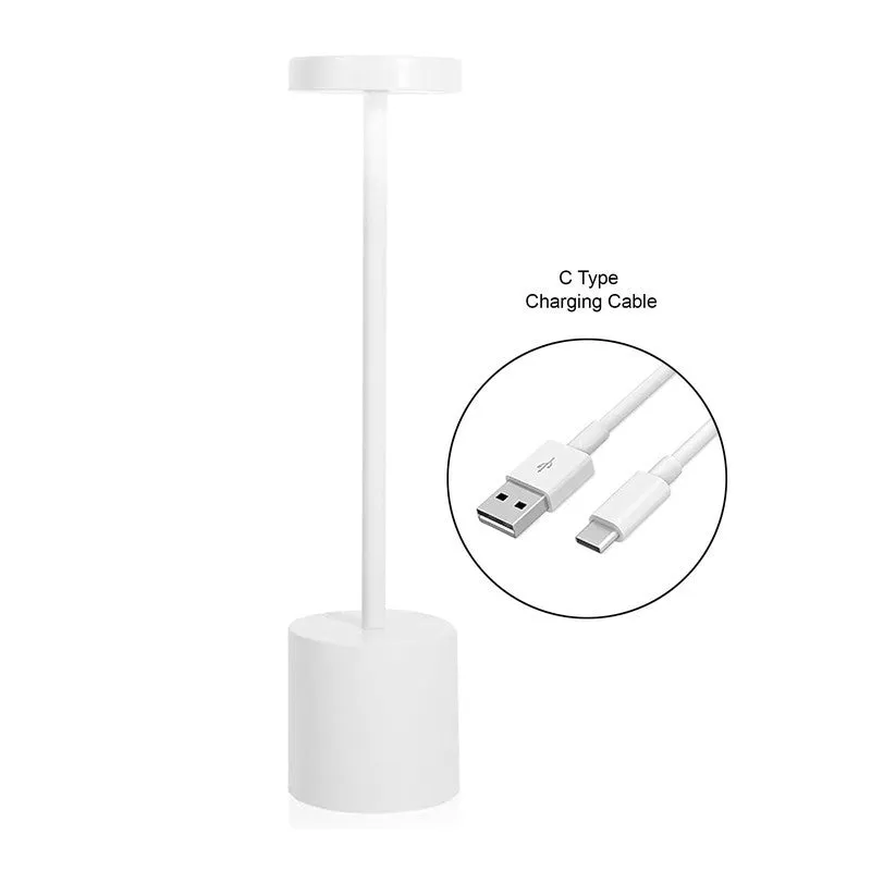 BrightMorph Modern Metal Table Lamp - White media 3