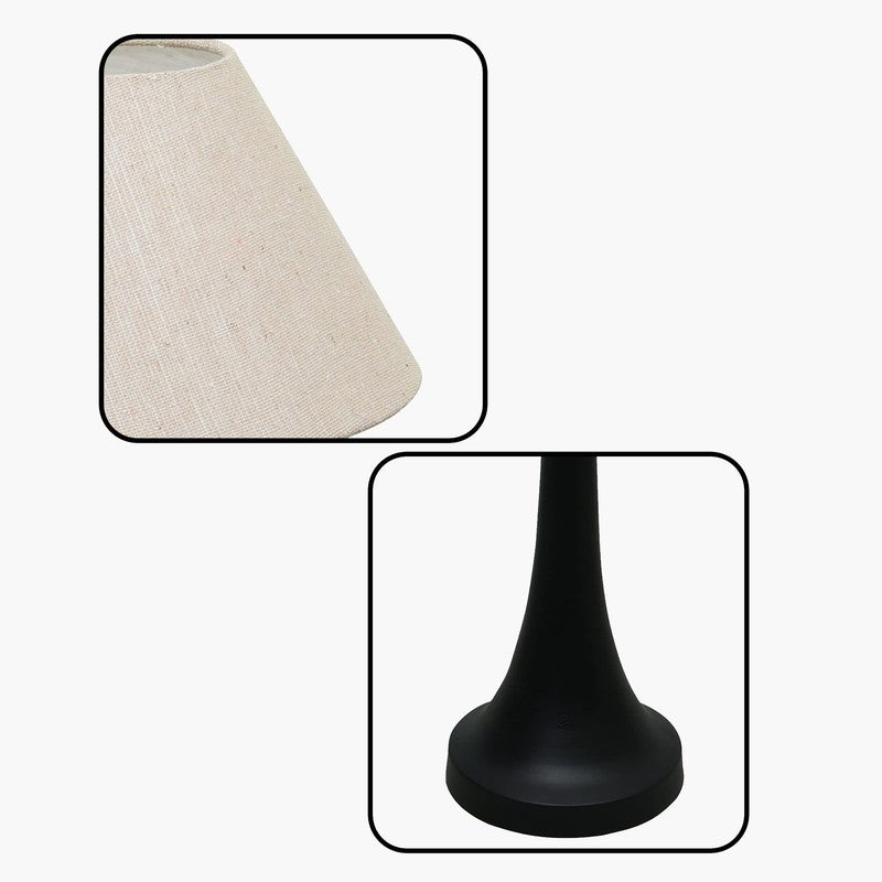 Knox Jute Table Lamp - Beige,Black media 5