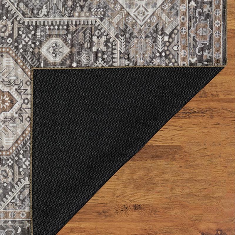 Noah Ethnic Polyester Carpet - Charcoal media 7
