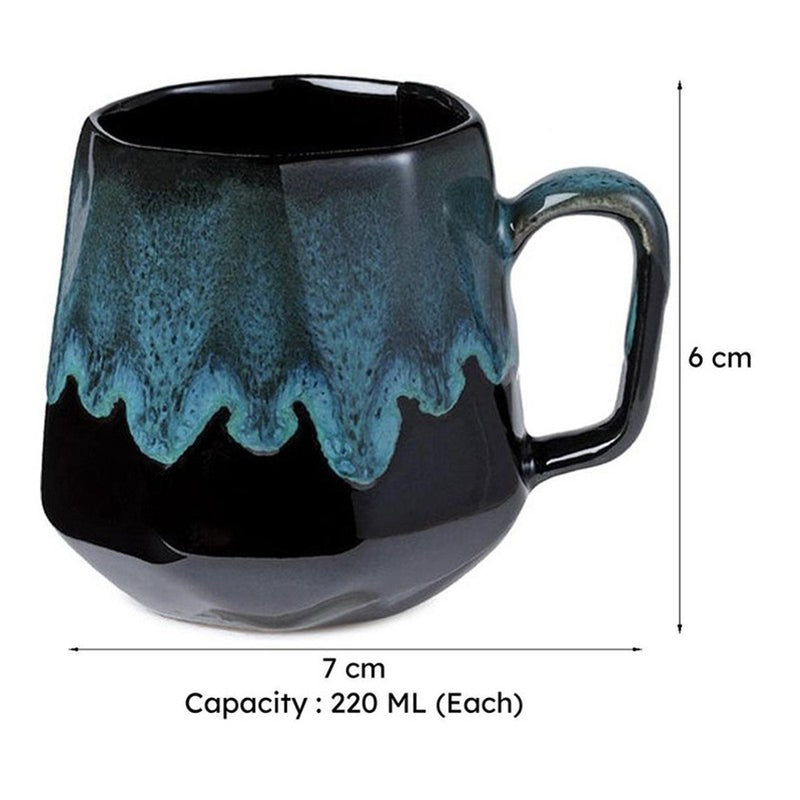 Sorena Ceramic Tea Cup (220 mL Each) -  Set of Six media 5