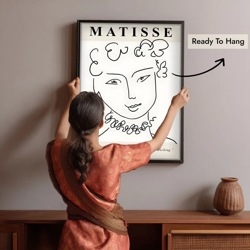 Artistic Soul Canvas Wall Painting With Black Frame media 6