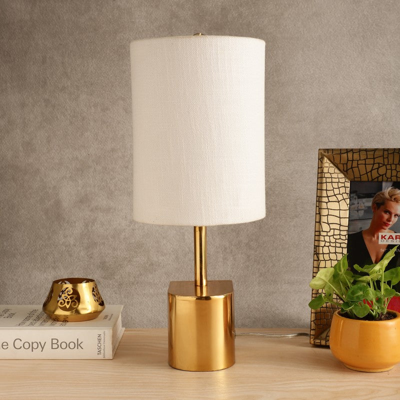 Siena Table Lamp - White,Gold media 3