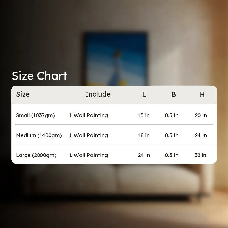 Oceanview Canvas Wall Painting - Black Frame media 8