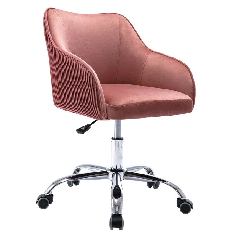 Seatron Metal Office Chair - Pink media 3