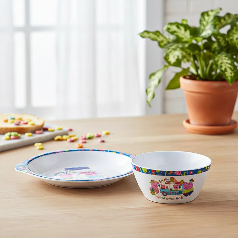 Servewell Peppa Pig Wonder Kids Bowl - Two Piece Set media 1