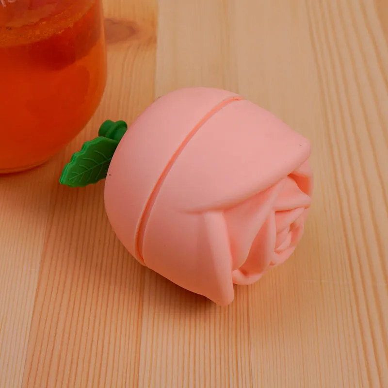 Rose Silicone Ice Mould - Peach media 6