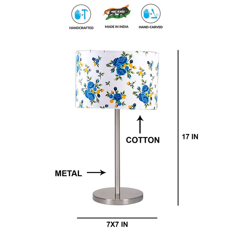 Noctra Glowon Floral Metal Table Lamp - Multicolor media 8