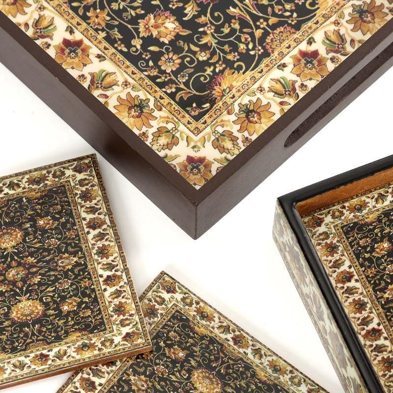 Jharonkha Tray & Coaster Set media 5