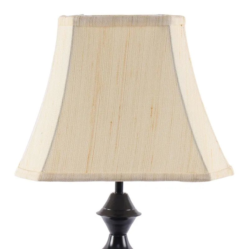 Emberonix Cotton Table Lamp With Iron Base - Beige media 7