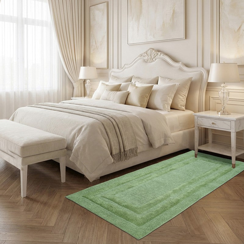 PureStep Cotton Runner Rug - Green media 4