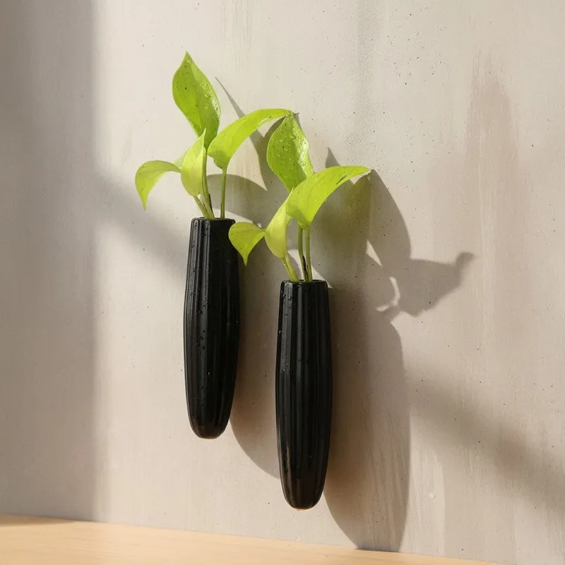 Yloria Pots & Planters (Black) - Set Of Two media 3