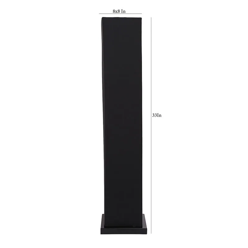 Ruya Wooden Tower Floor Lamp - Black media 5
