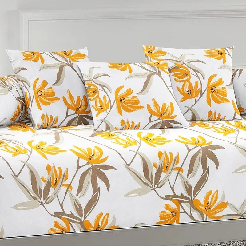 Gulyn Printed Diwan Set - Six Piece Set media 4
