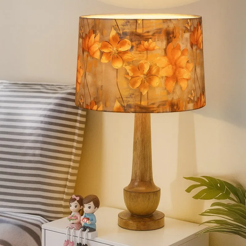 LightCrest Wooden Table Lamp - Multicolor media 1