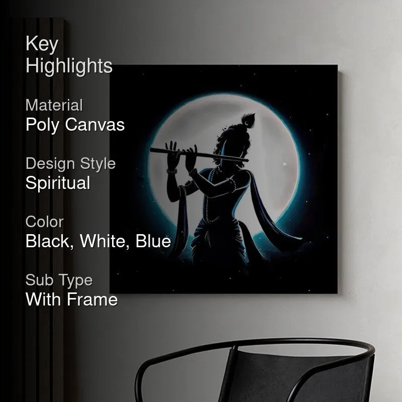 Ananta Krishna Poly Canvas Wall Painting media 2