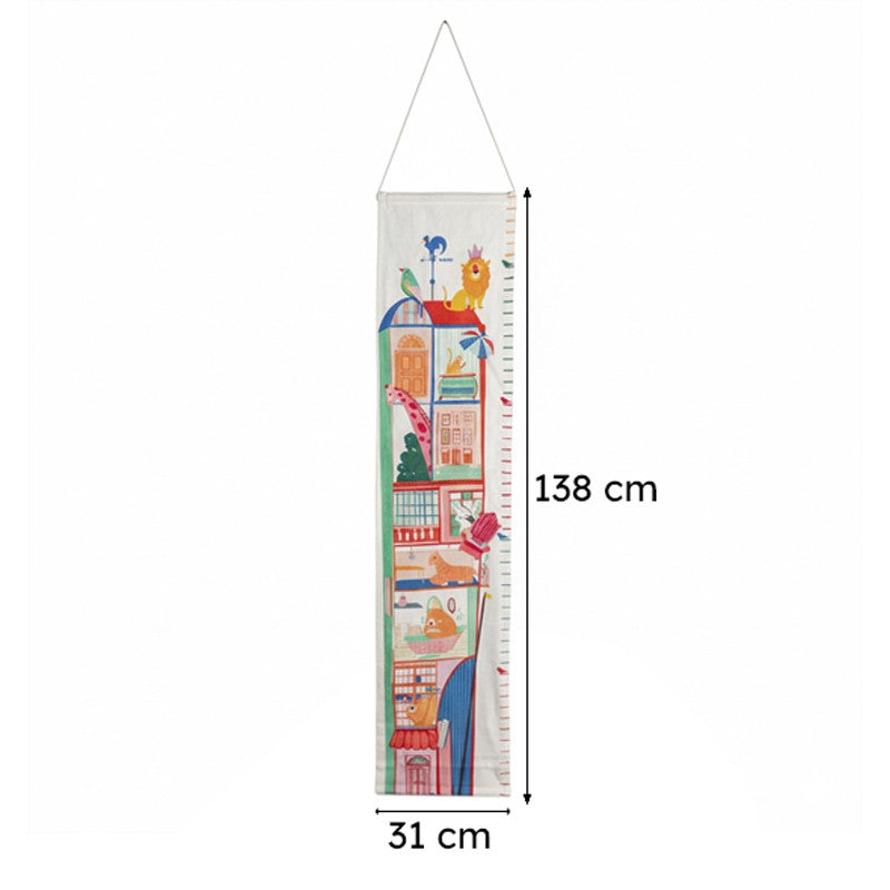 Urban Jungle Handpainted Height Chart media 5