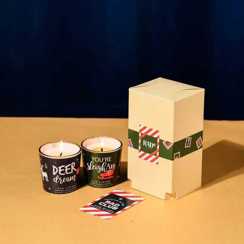Oh What Fun! - Set of 2 Scented Votive Candles media 1