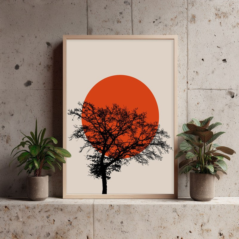 Enchanted Echoescape Archival Canvas Wall Art - Natural Brown Frame media 4