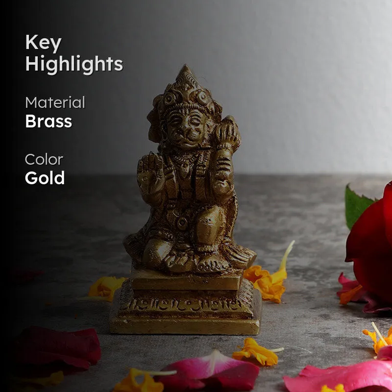 Shri Aanjaneya Swami Brass Idol media 2