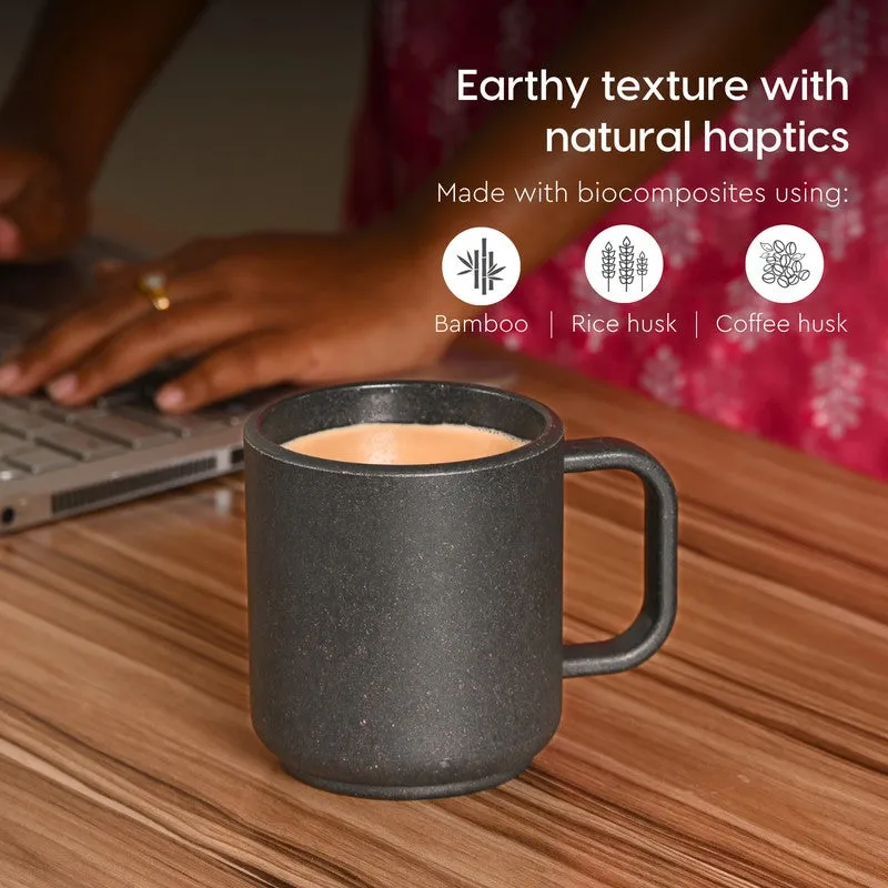 Crystalbrew Rice Husk Coffee Mug (350 mL Each) - Set Of Four media 5