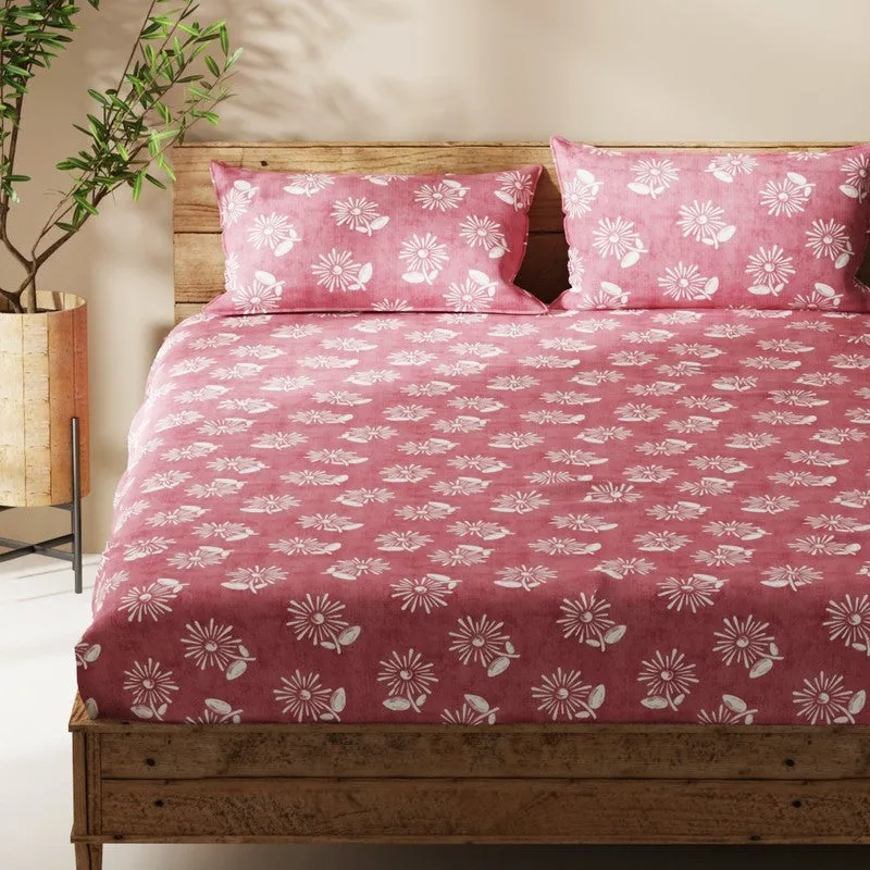 Myden Bedsheet (Red) - 115 GSM media 4