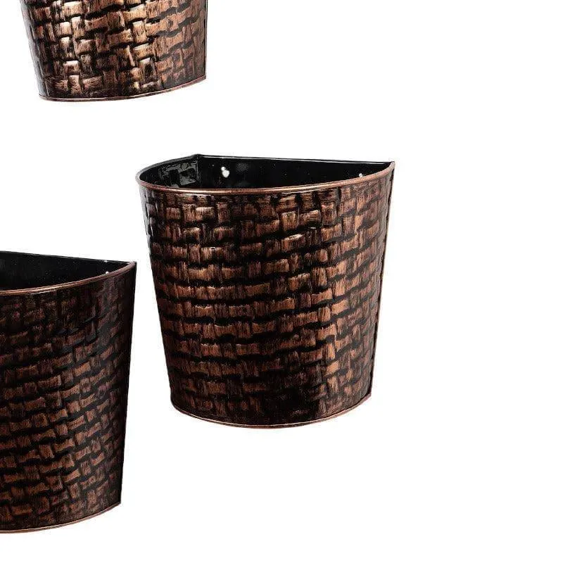 Virika Vasa Planter (Copper) - Set Of Three media 5