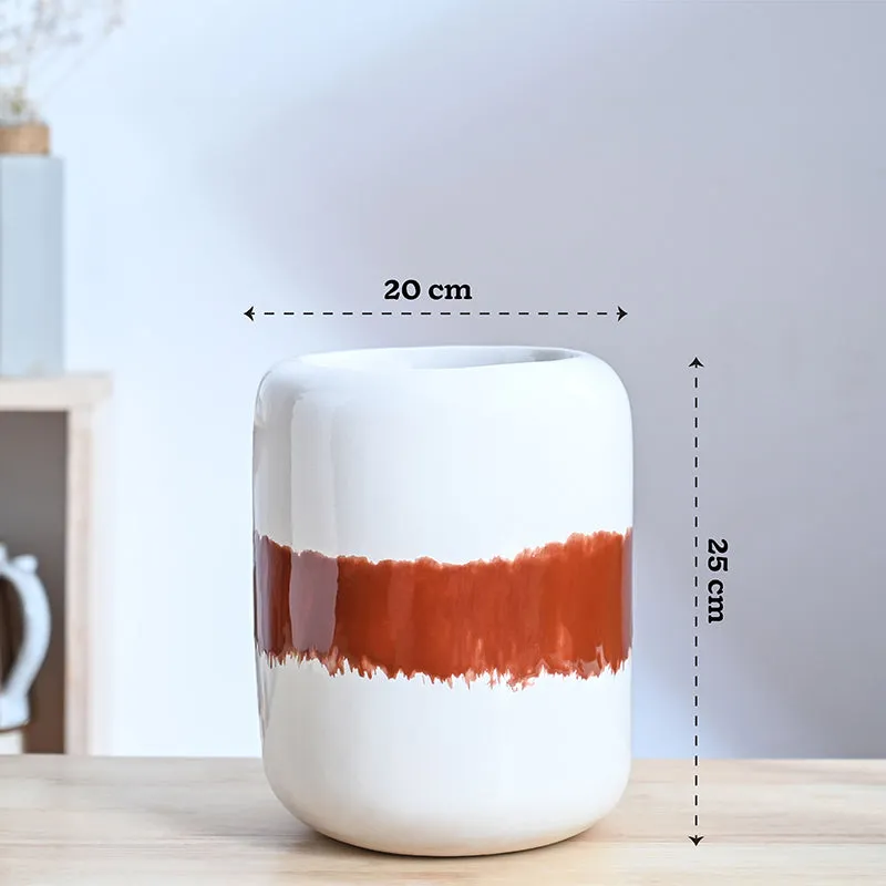 Ugaoo Meadow Mate Ceramic Planter - Terracotta media 8