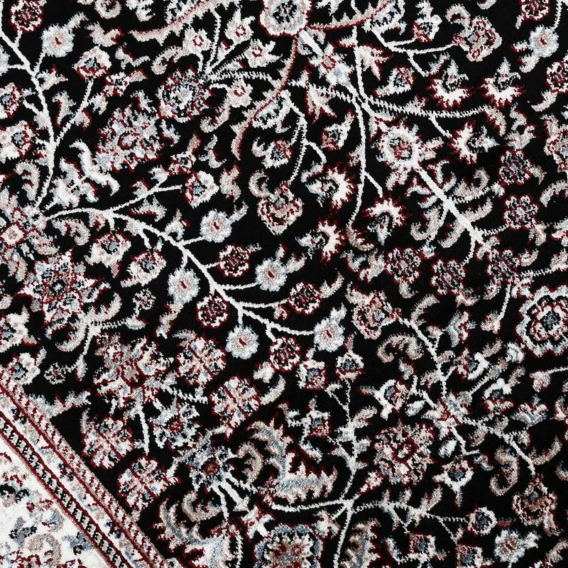 Noorvan Art Silk Carpet - Black media 6