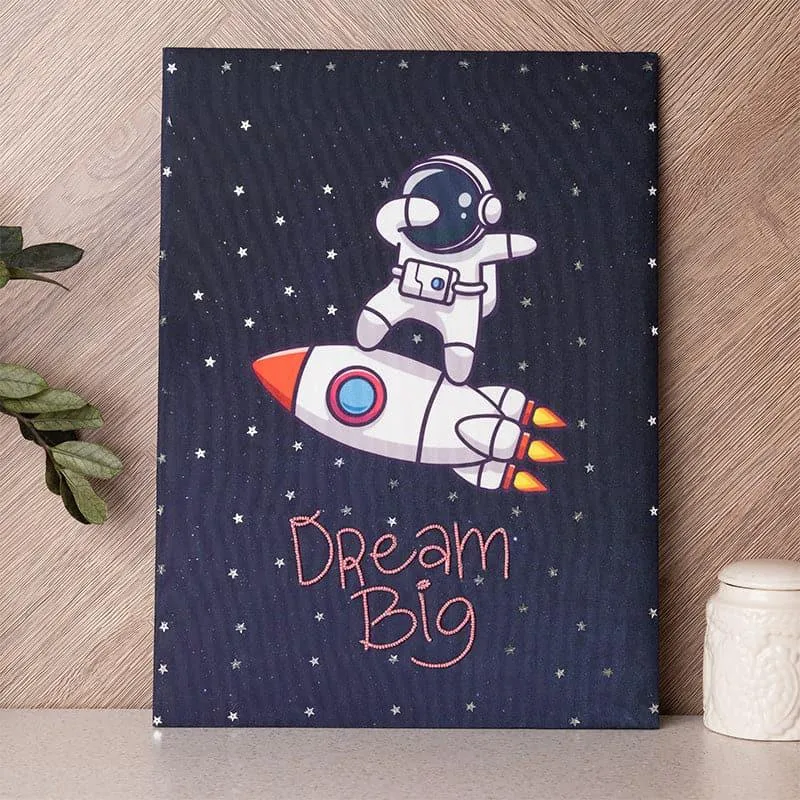 Big Dream MDF & Fabric Wall Accent - Space Mission Collection media 1