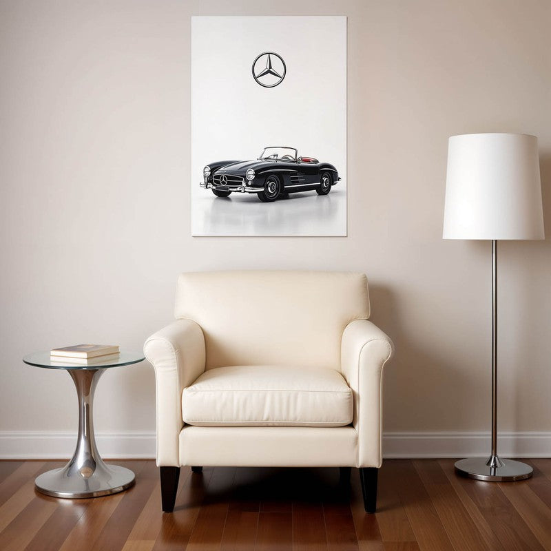 Classic Elegance Wall Poster - Black