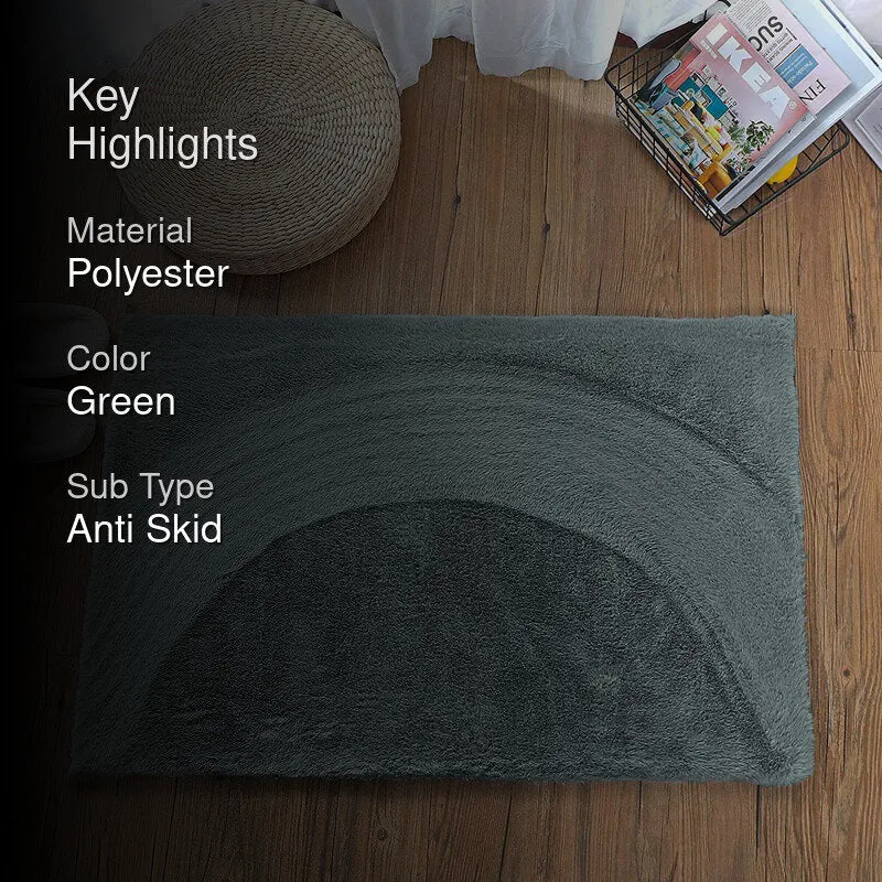Ruffle Luxe Bath Mat - Sage media 2
