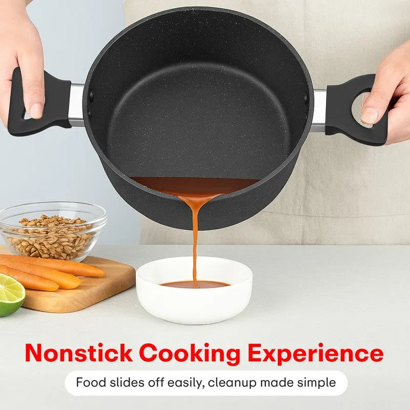 Rioware StoneEase Saucepan With Lid - 3000 ML media 8