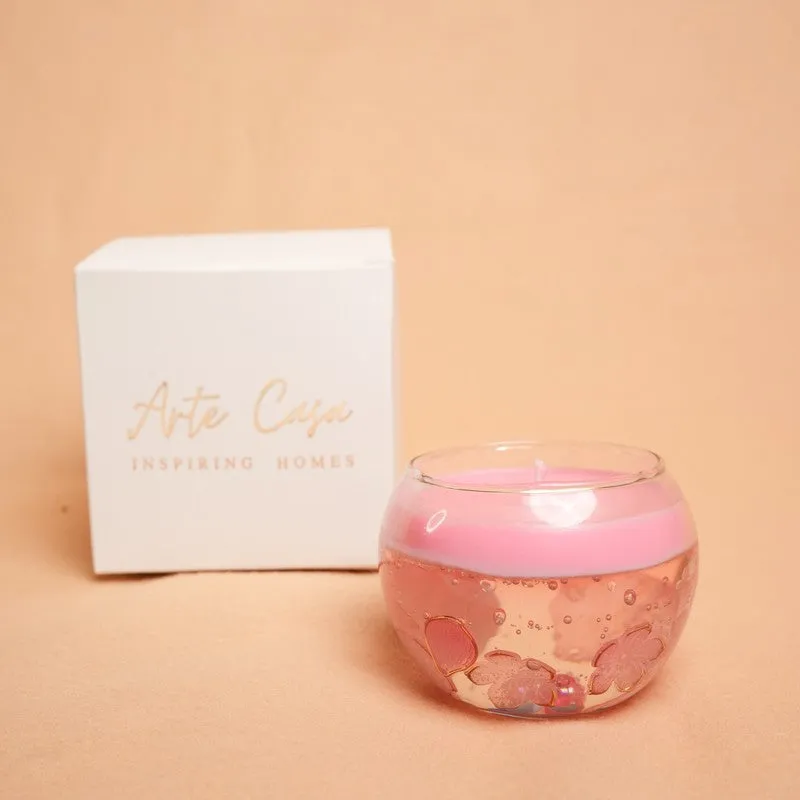 Rose Ember Decorative Candle - Pink media 5