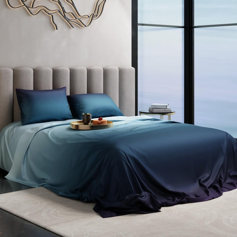 Lover's Dusk Satin Bedsheets - 150 GSM