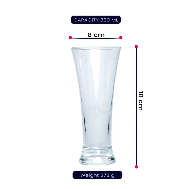 Luminarc Martigues Beer Glass (330 mL) - Set Of Six media 6