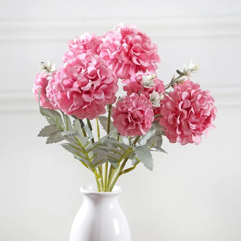 Blushen Carnation Fabric Arificial Flower - Pink media 3