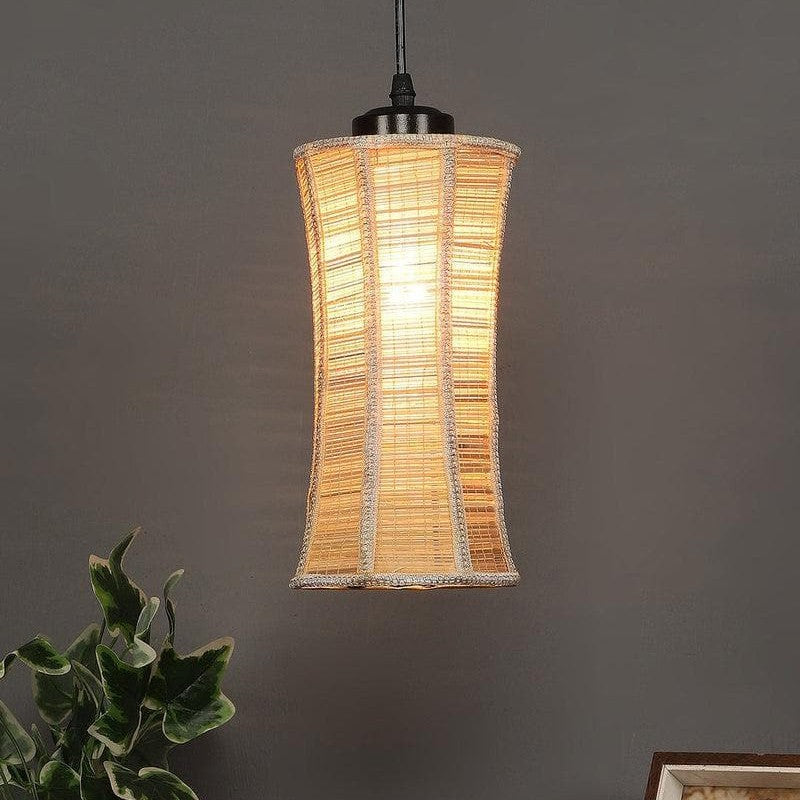 Vintage Bamboo Ceiling Lamp media 3